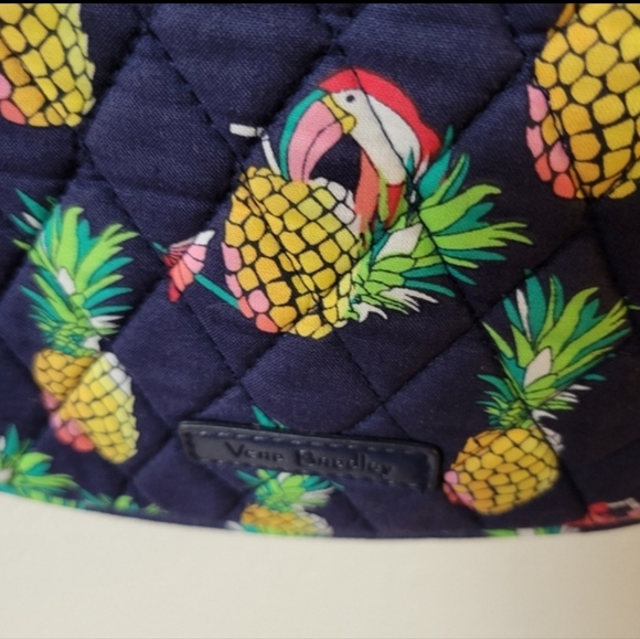 Vera Bradley Tropical Toucan Pineapple Print Crossbody Bag - Picture 3 of 14